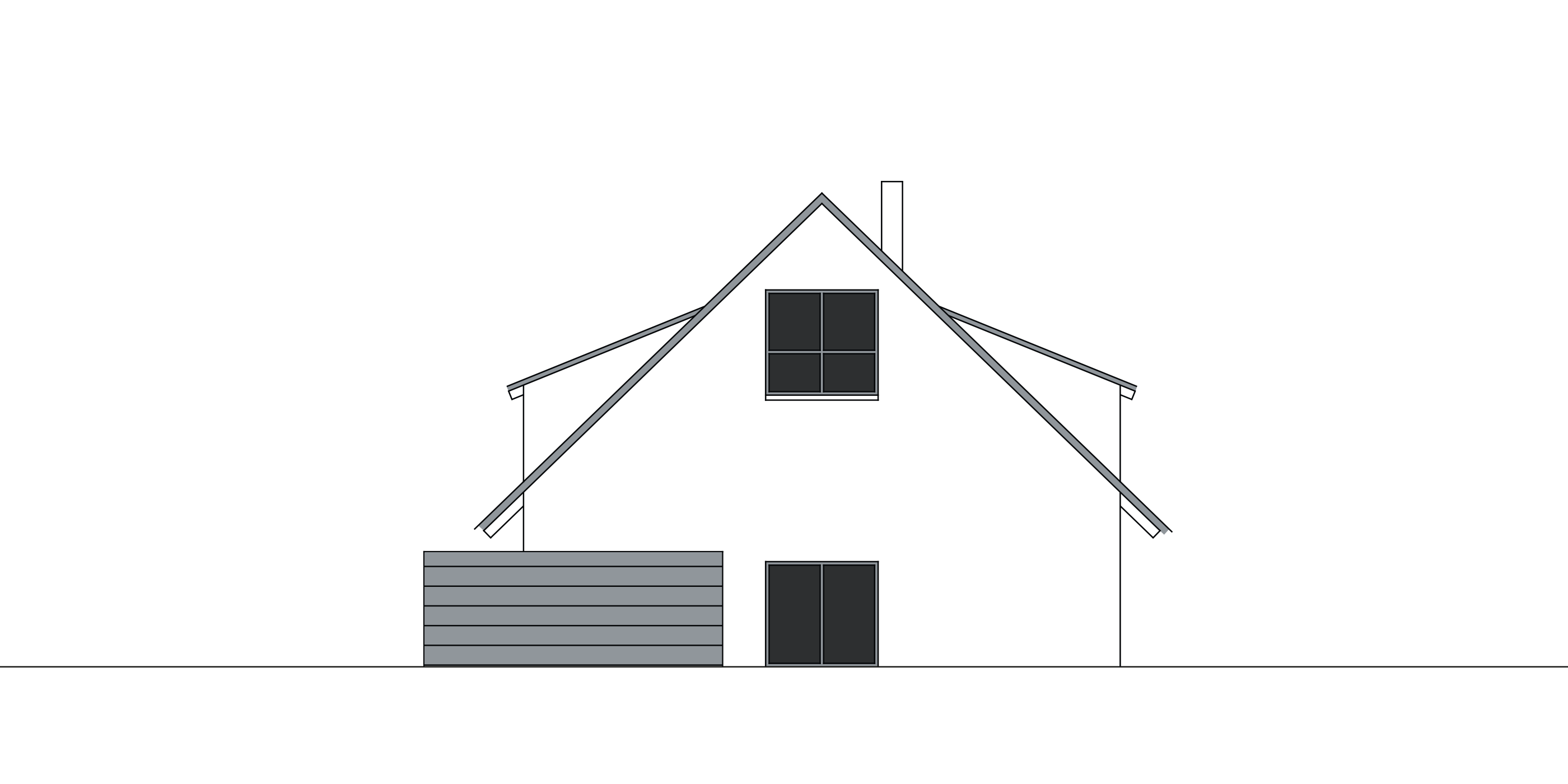 Doppelhaus in Dickenreishausen, Oberdorfstraße 2
